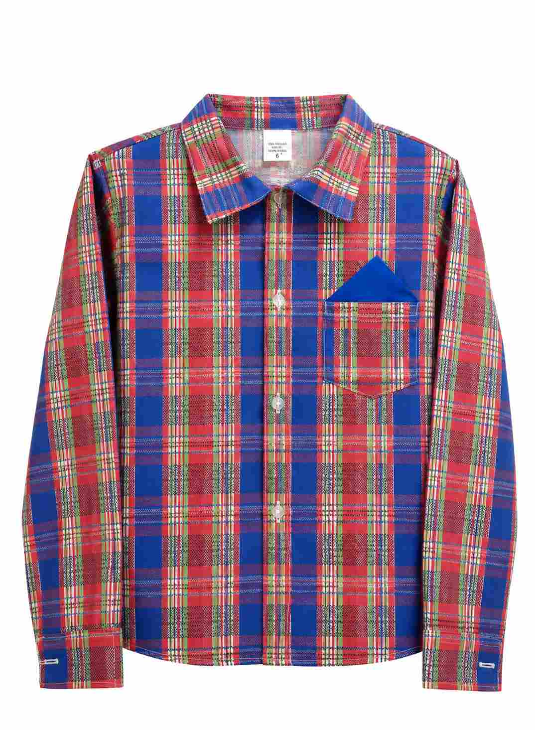 CAMISA JUNINA XADREZ  JUVENIL REF 421